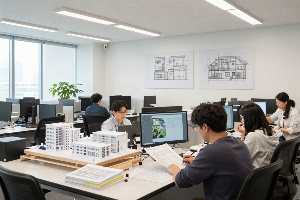 호평동 설계사무소 가우건축 사무실 전경